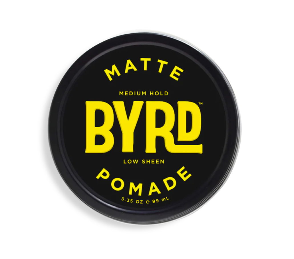 Pomada BYRD de fijación media y acabado mate para corte fade